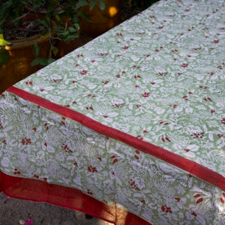 Baies de Houx Red & Green Organza