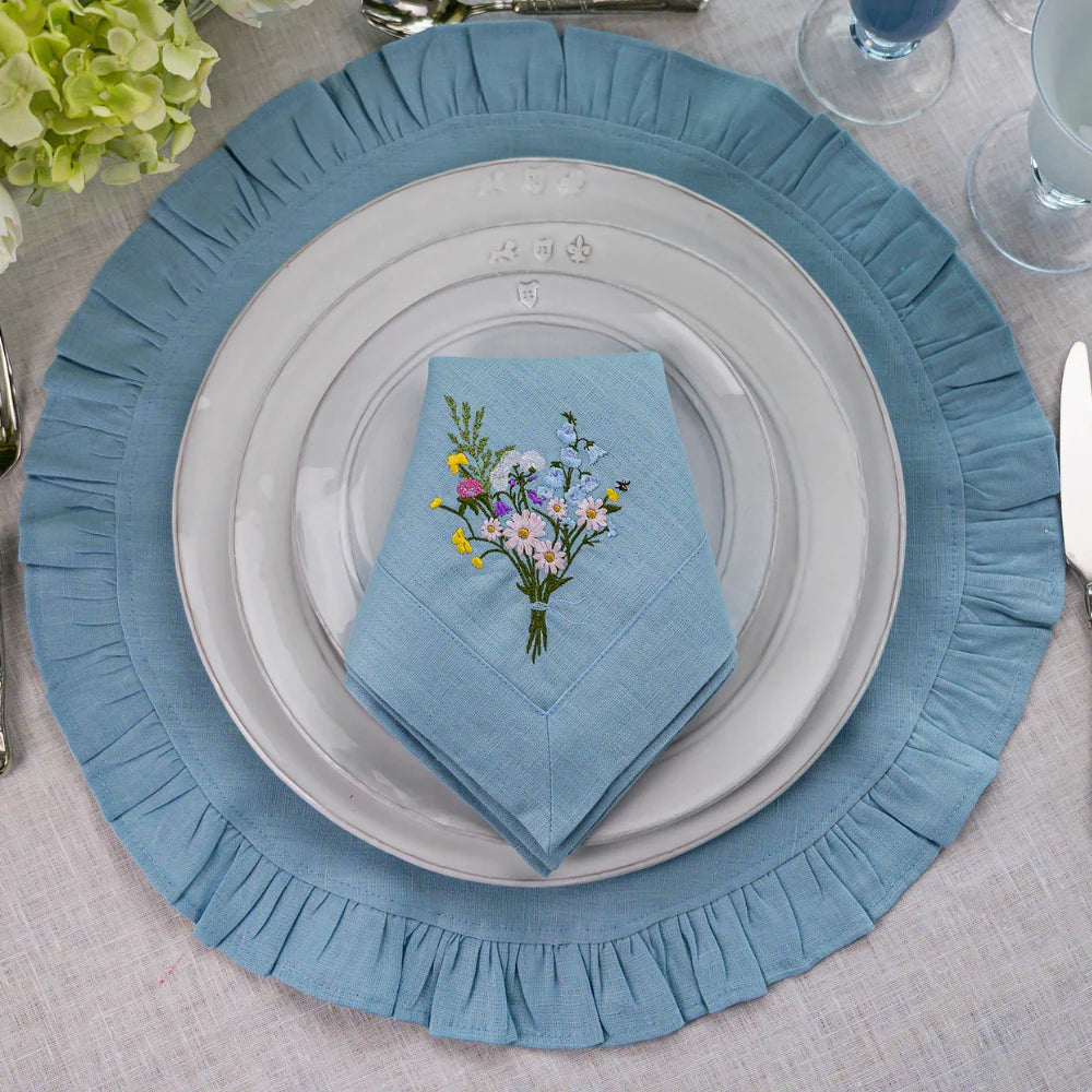 Wildflower Bouquet Linen Napkin (4ct)