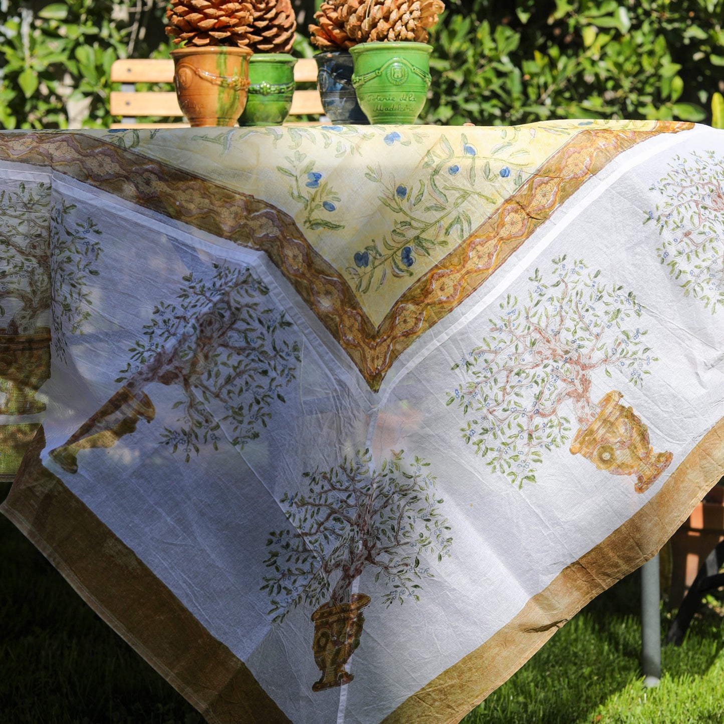 Olive Tree Organza