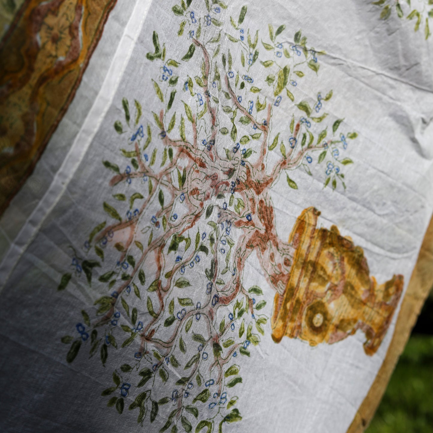 Olive Tree Organza