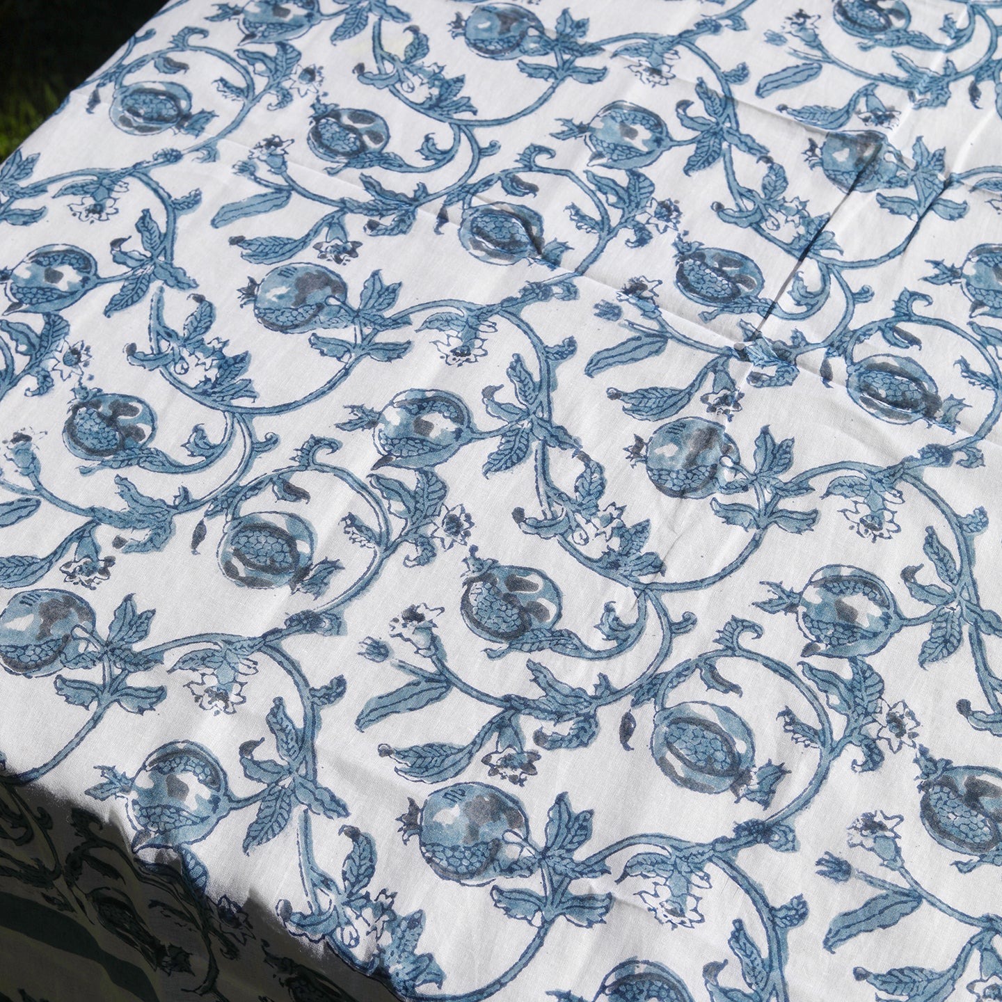 Blue Granade Organza
