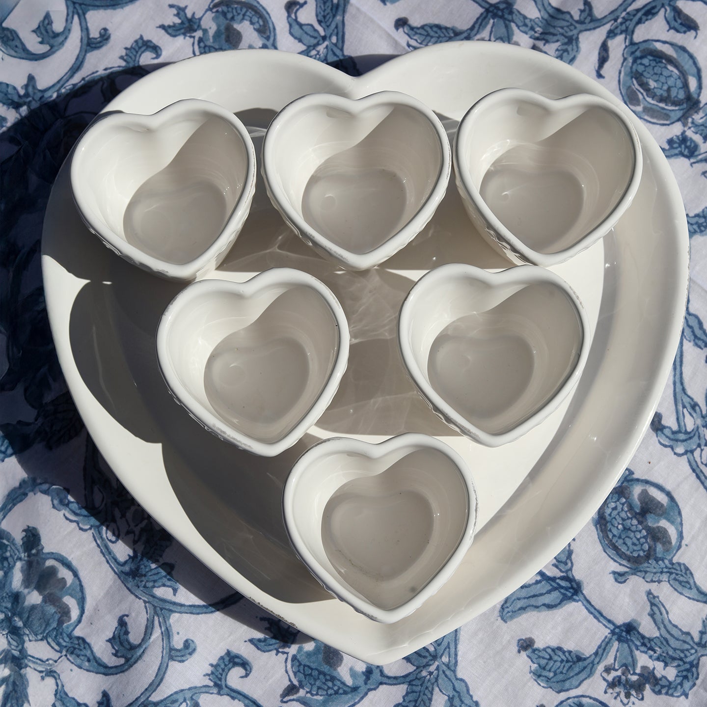 Ceramic Heart Dish Set