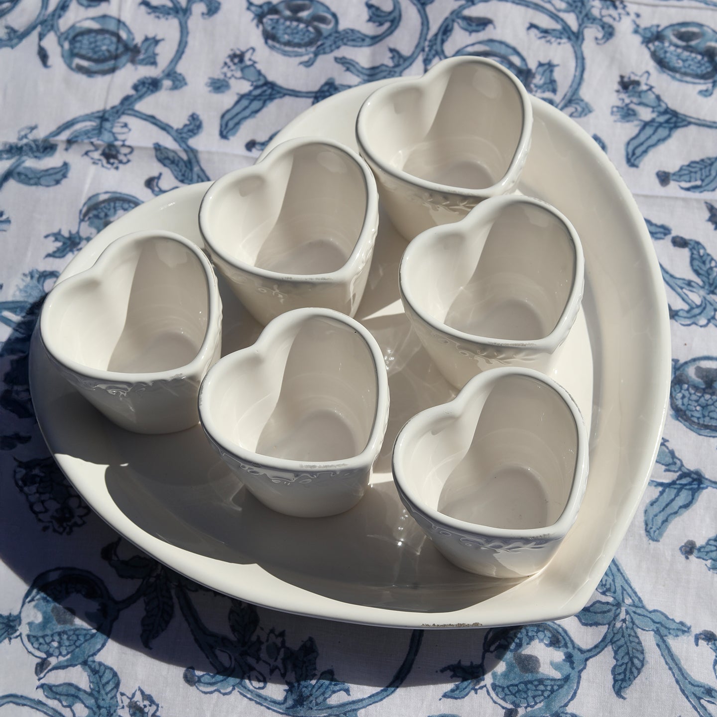 Ceramic Heart Dish Set