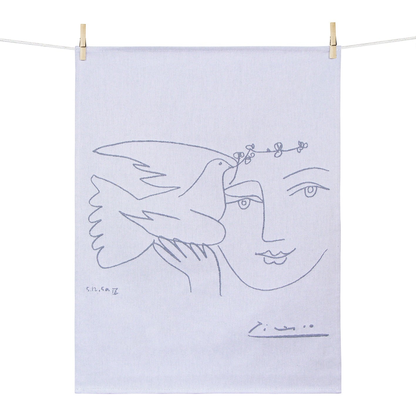 Picasso – Visage De La Paix Dishtowel