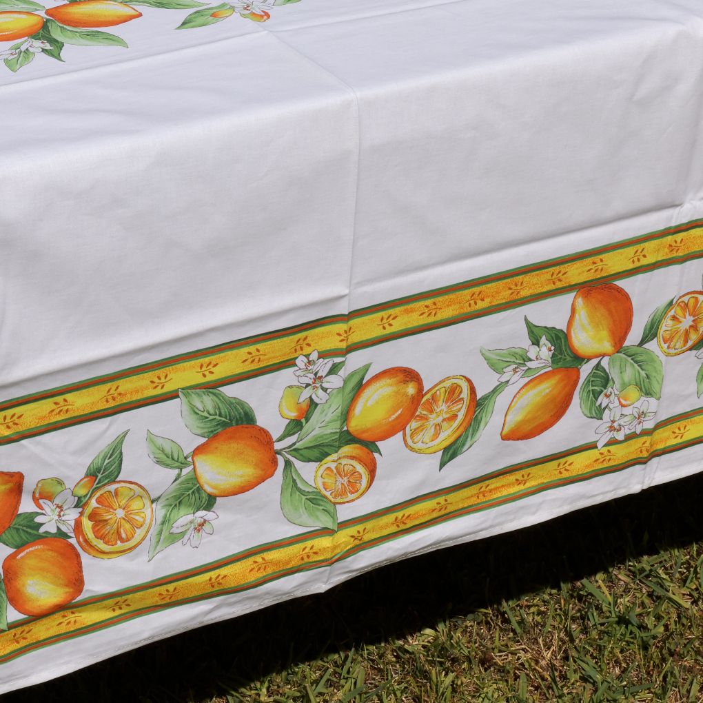 Provence Lemon on White Coated