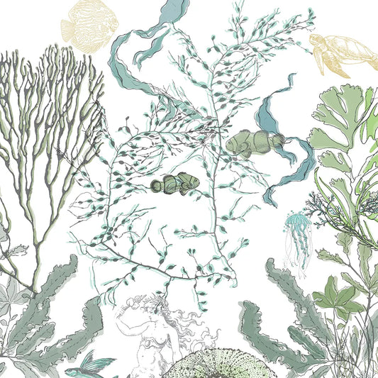 Balade Marine Verde Napkin (4ct)