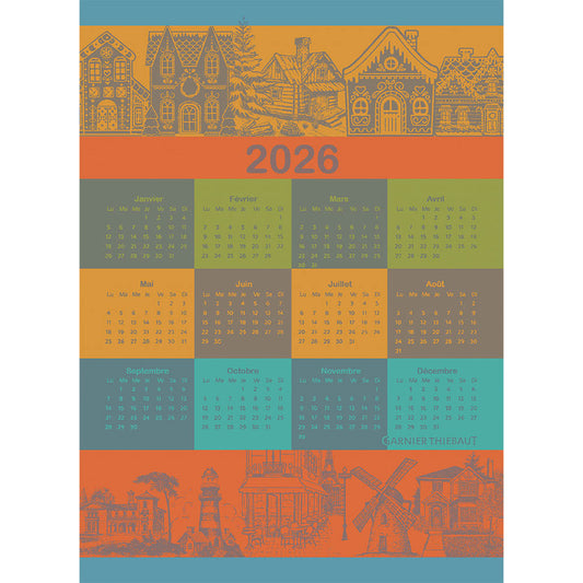 Calendrier 2026 Dishtowel