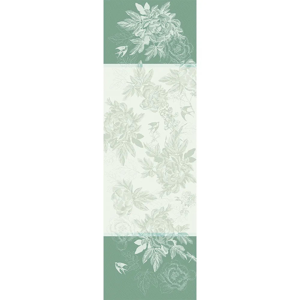 Jardin De Pivoines Vert Runner
