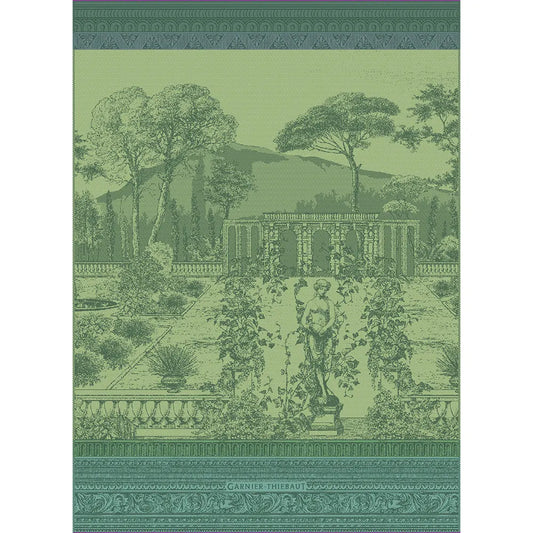 Jardin Spirituel Vert Dishtowel