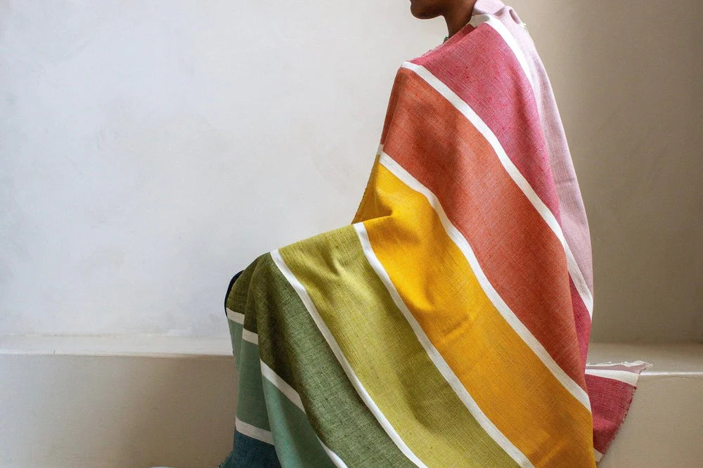 Handwoven Ethiopian Cotton Beach Towel