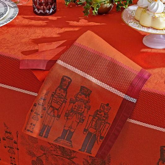 Casse Noisettes Rouge Festif Napkin (4ct)
