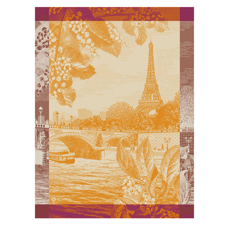 Paris Sur Seine Dishtowel