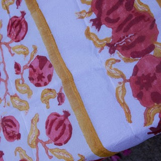 Pomegranate Yellow and Red Organza