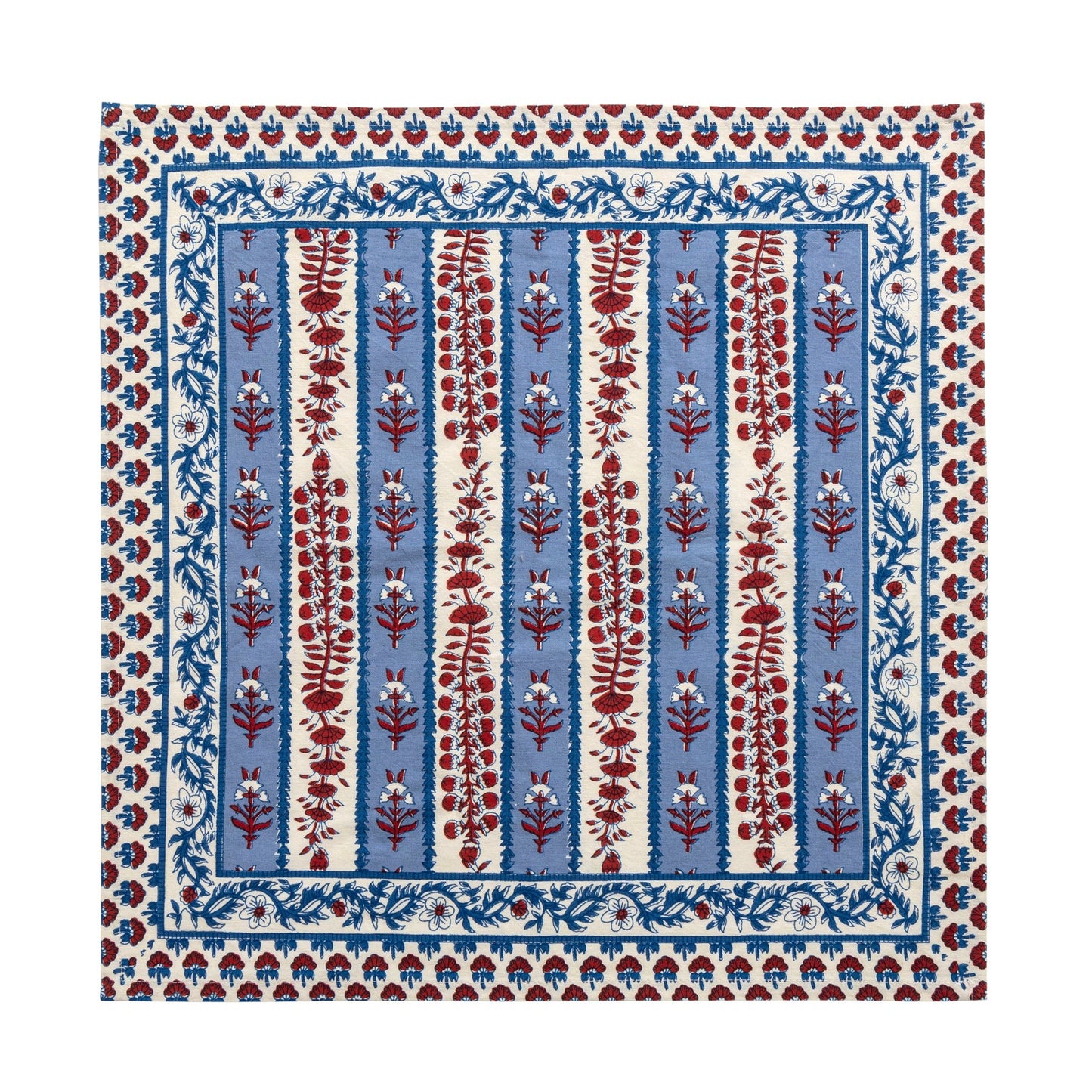 Avignon Napkins Red & Blue (6 ct)