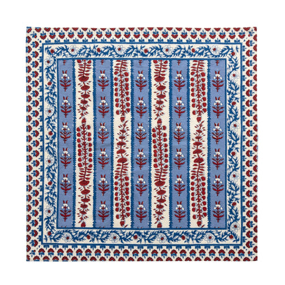 Avignon Napkins Red & Blue (6 ct)