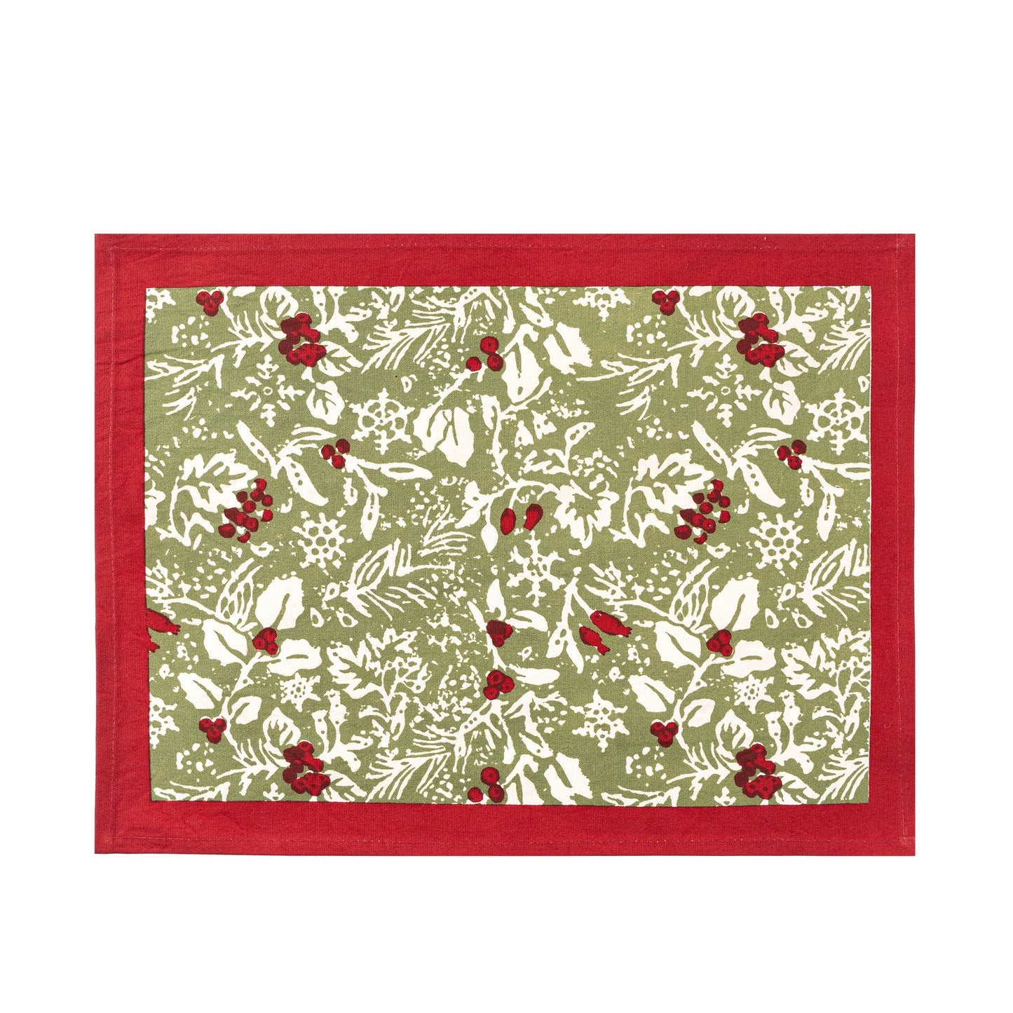 Baies de Houx Red & Green Placemat (6 ct)