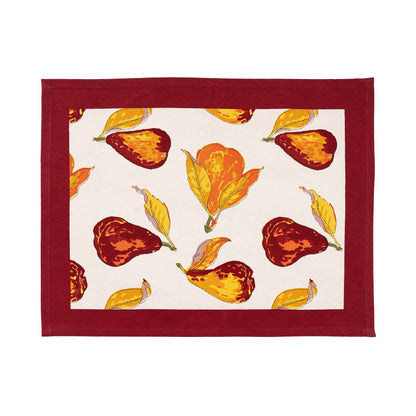 Orchard Pear Burgundy Placemats (6 ct)