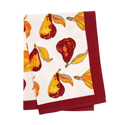 Orchard Pear Burgundy Dish Towel