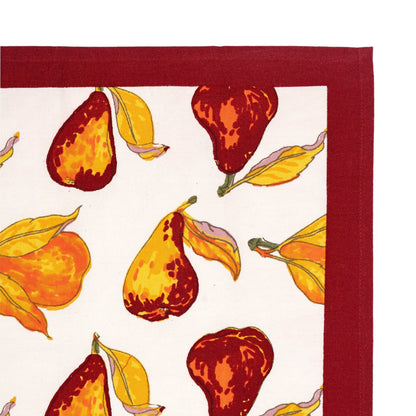 Orchard Pear Burgundy Dish Towel