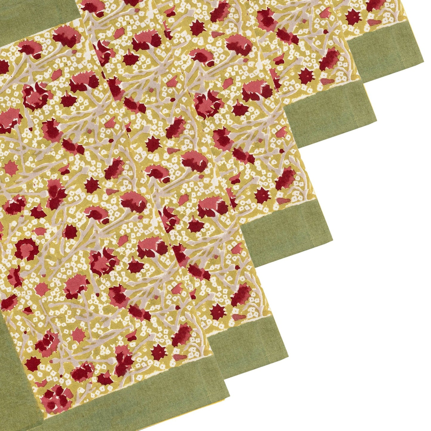 Meadows Red & Green Napkin (6 ct)