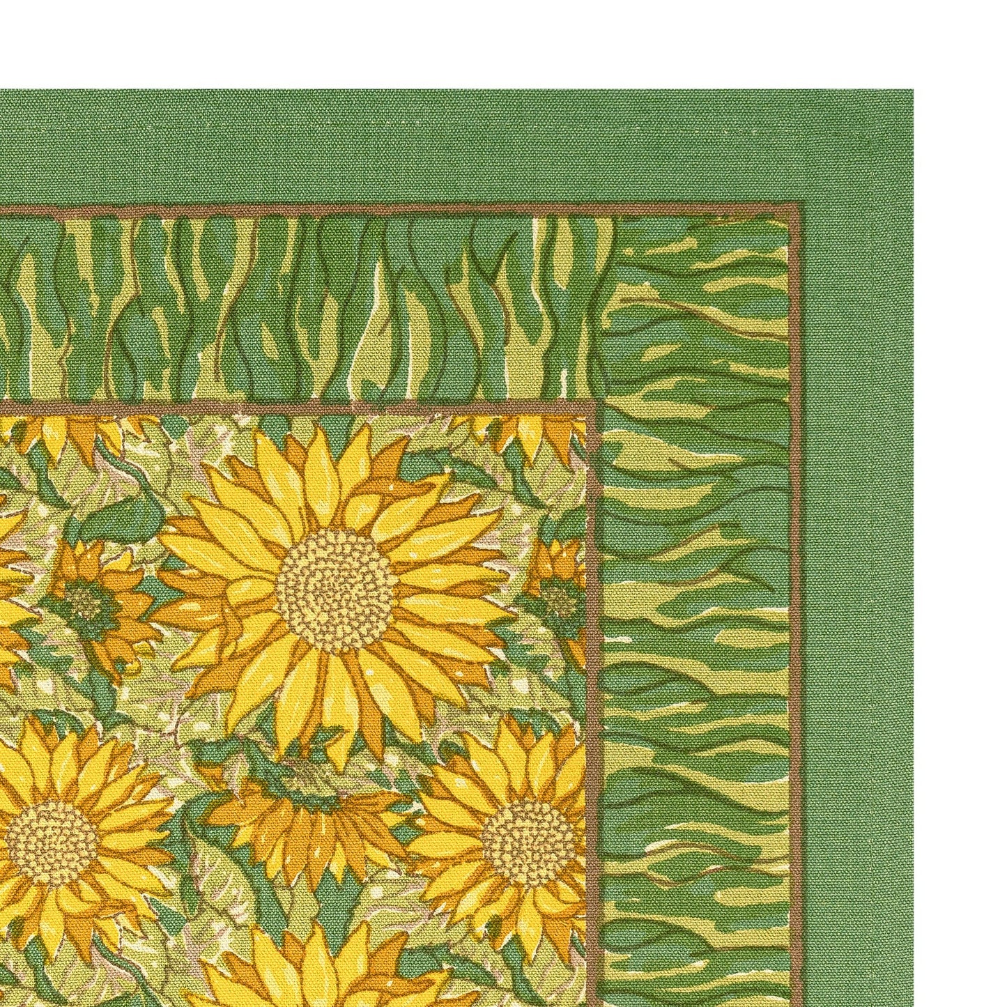 Sunflower Yellow & Green Napkin (6 ct)