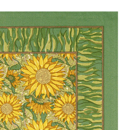 Sunflower Yellow & Green Napkin (6 ct)