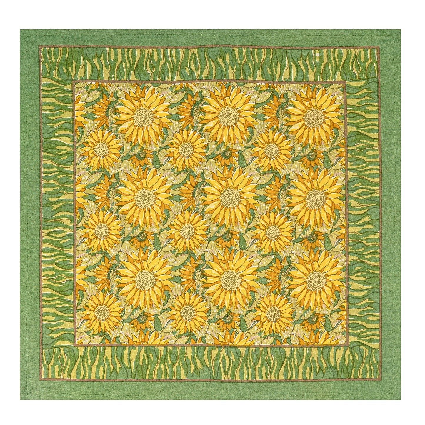 Sunflower Yellow & Green Napkin (6 ct)