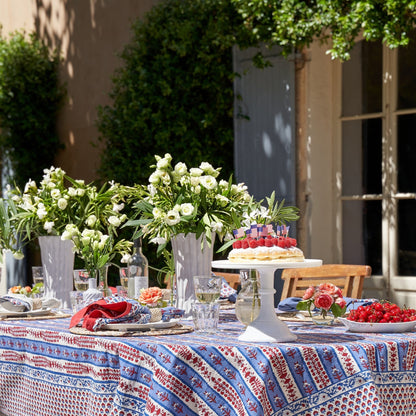 Avignon Blue & Red