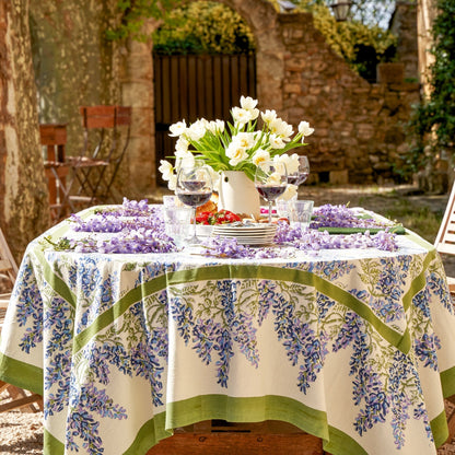 Wisteria Blue & Green