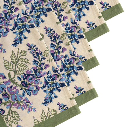 Wisteria Green & Blue Napkin (6 ct)