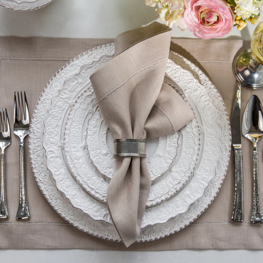 Hemstitch Linen Napkin (4ct)
