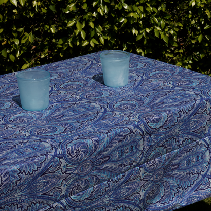Paisley Blue Provence Coated
