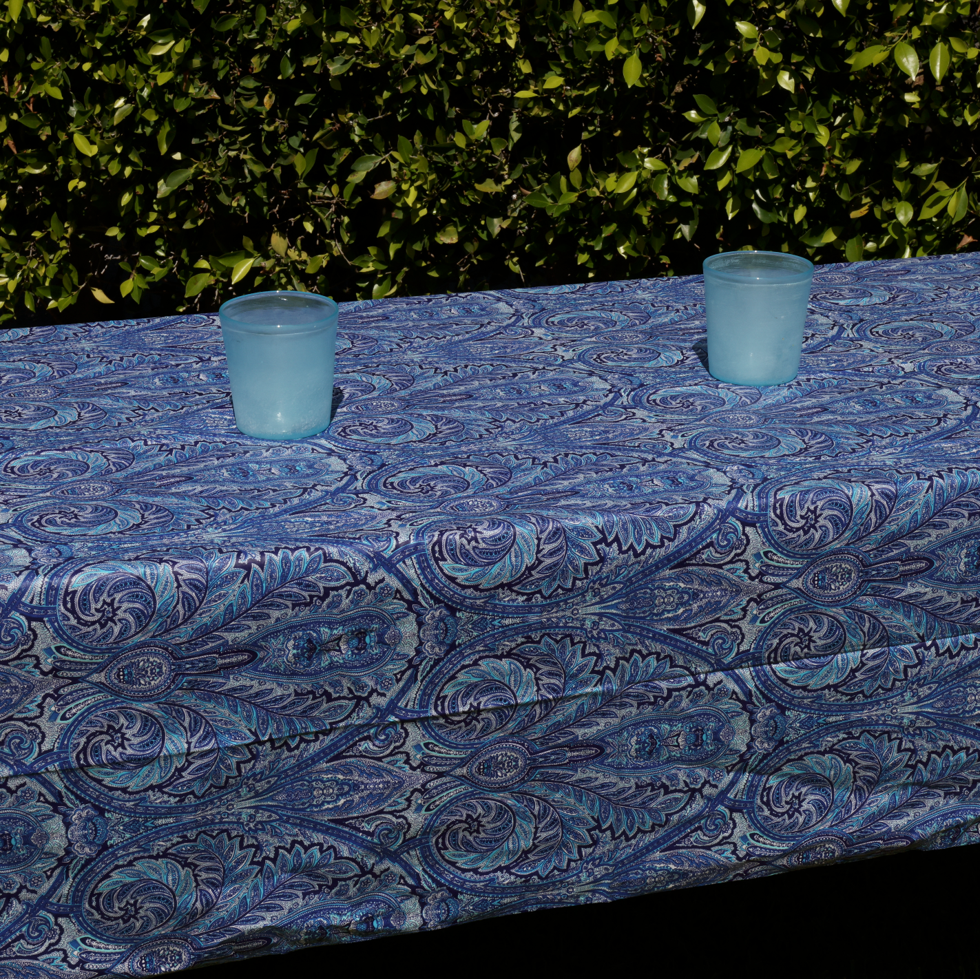 Paisley Blue Provence Coated