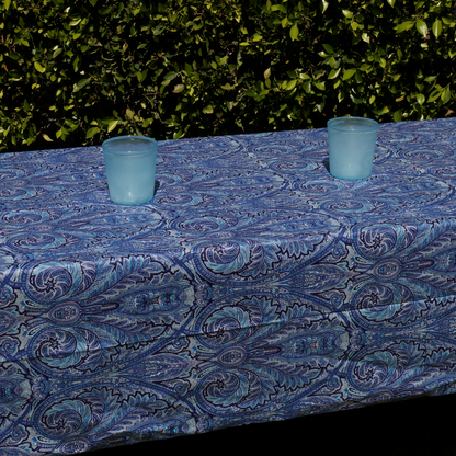 Paisley Blue Provence Coated