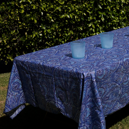 Paisley Blue Provence Coated