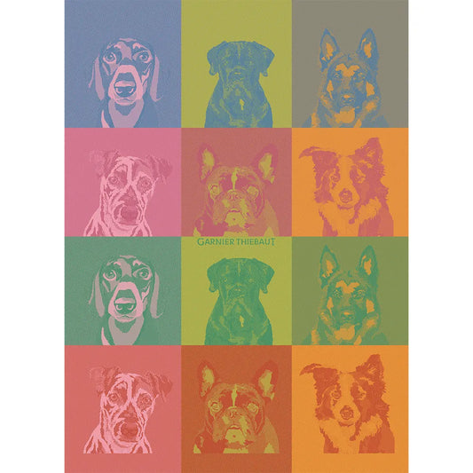 Chiens Pop Dishtowel