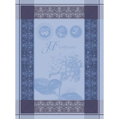 Hortensia Blue Dishtowel