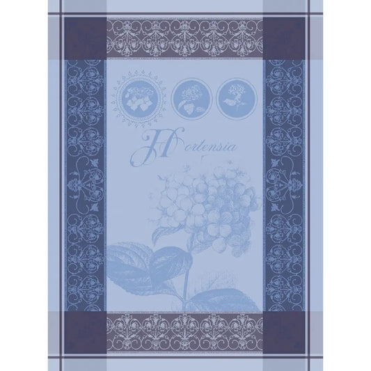Hortensia Blue Dishtowel