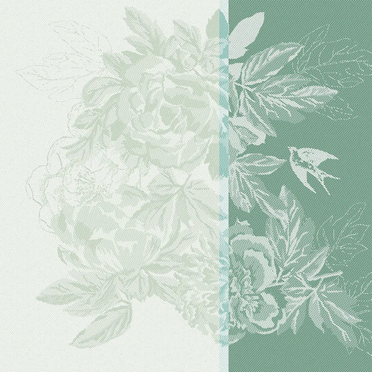 Jardin De Pivoines Vert Napkins (4ct)