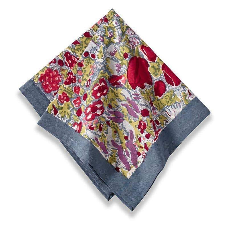 Jardin Red & Grey Napkin (6 ct)