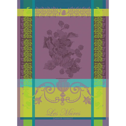 Les Mures Violet Dishtowel