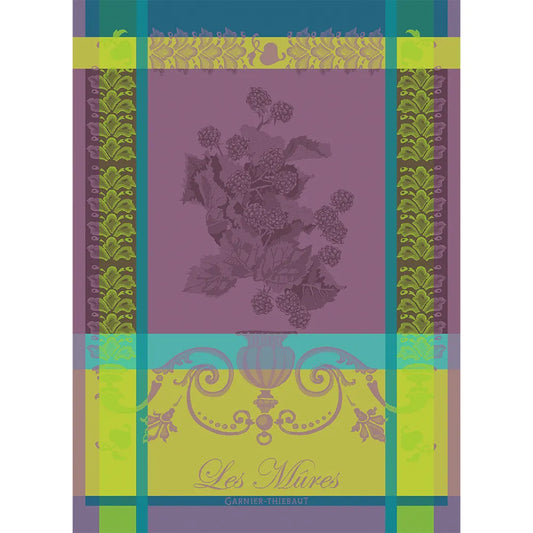 Les Mures Violet Dishtowel
