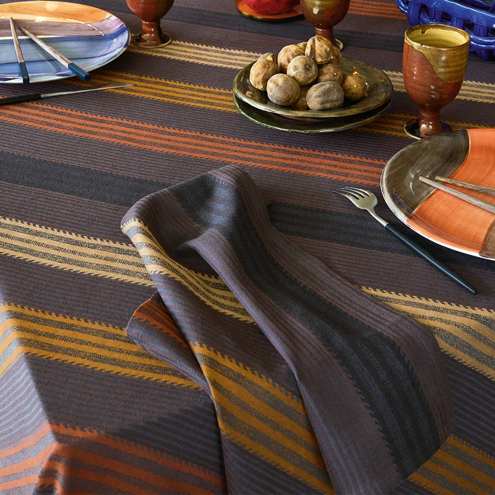 Mille Bambous Onyx Placemats Coated (4ct)