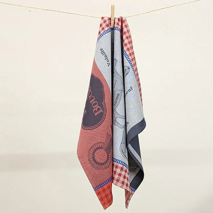Piece De Boucherie Rouge Dishtowel