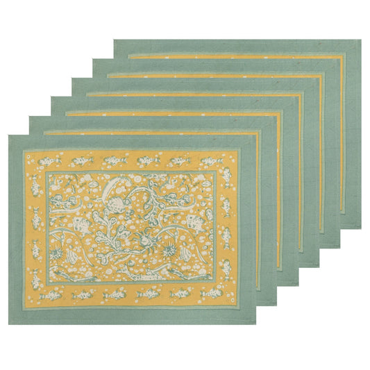 La Mer Aqua & Citrine Placemats