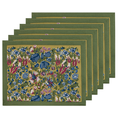 Jardin Blue & Vert Placemats