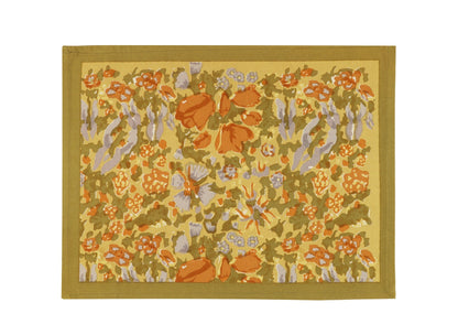 Jardin Mustard & Gray Placemats