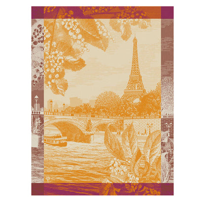 Paris Sur Seine Dishtowel
